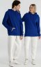 Толстовка с капюшоном унисекс Hoodie, ярко-синяя, XS