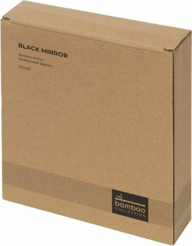 Зеркало из бамбука Black Mirror, черный