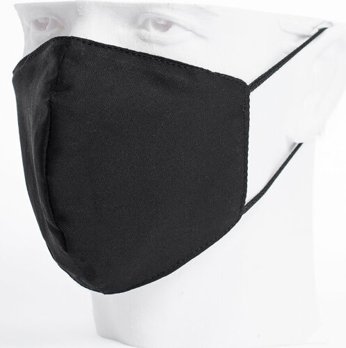 Бесклапанная фильтрующая маска HYDROP RESPIRATOR 800 без логотипа в фирменном пакете, черный, универсальный