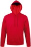 Толстовка унисекс с капюшоном SNAKE 280, красный, 3XL