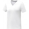Женская футболка Elevate Somoto с коротким рукавом и V-образным вырезом, белый, размер XS (40)