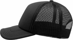 Бейсболка RAPPER, 5 клиньев, пластиковая застежка, черный
