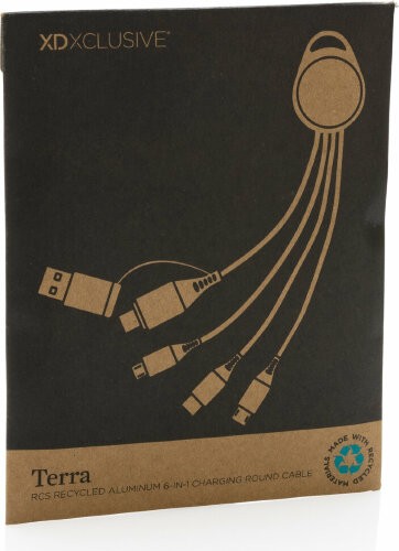 Кабель Terra 6-в-1 из переработанного алюминия RCS