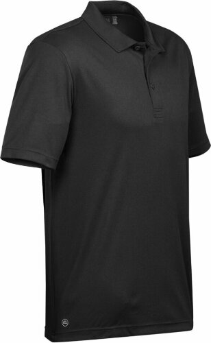 Рубашка поло мужская Stormtech Eclipse H2X-Dry, черная, размер 5XL