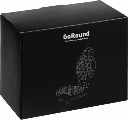 Электрическая вафельница GoRound, белая