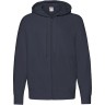 Толстовка без начеса LIGHTWEIGHT HOODED SWEAT JACKET 240, темно-синий, S