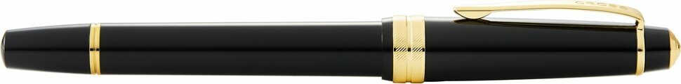 Перьевая ручка Cross Bailey Ligh Polished Black Resin and Gold Tone, перо F