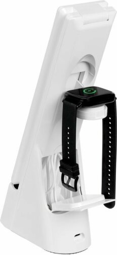 Лампа с беспроводной зарядкой смартфона и часов Uniscend Powerack, белая