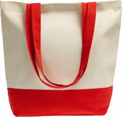 Холщовая сумка Avoska Shopaholic, красная