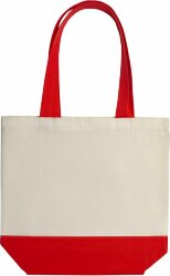 Холщовая сумка Avoska Shopaholic, красная