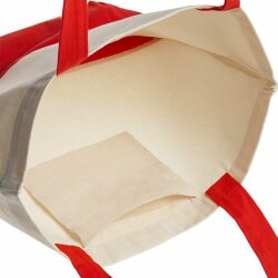 Холщовая сумка Avoska Shopaholic, красная