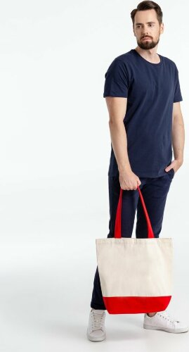 Холщовая сумка Avoska Shopaholic, красная