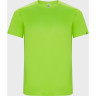  Футболка Roly Imola мужская, неоновый зеленый, размер S (44)