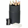 Набор цветных карандашей Pencilvania Tube Plus, черный