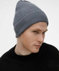 Шапка Sherst Nobilis Mono, серая (стальная)