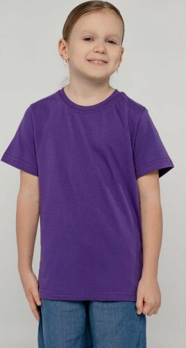 Футболка детская T-Bolka Kids, фиолетовая, 6 лет
