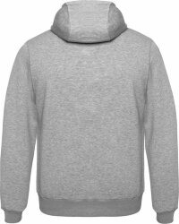 Толстовка мужская Hooded Full Zip серый меланж, размер XXL