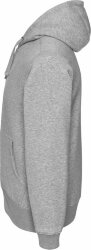 Толстовка мужская Hooded Full Zip серый меланж, размер XXL