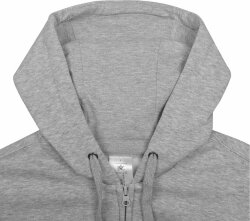 Толстовка мужская Hooded Full Zip серый меланж, размер XXL