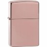 Зажигалка ZIPPO Classic с покрытием High Polish Rose Gold, латунь/сталь, розовое золото, 38x13x57 мм