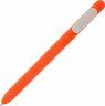 Ручка шариковая Swiper Soft Touch, неоново-оранжевая с белым