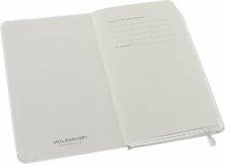 Записная книжка Moleskine Classic (в клетку), Pocket (9х14 см), белый