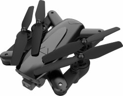 Квадрокоптер HIPER HQC-0031 Paladin FPV 0.3Mpix 480р WiFi ПДУ, черный/серый