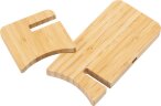Складная беспроводная (15W) зарядная станция Puzzle с подсветкой логотипа, бежевый