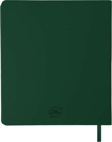 Бизнес-блокнот CUBI, B6+, в линейку, зеленый