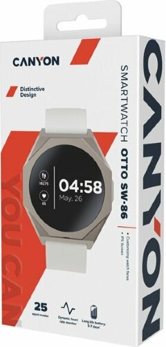 Смарт-часы CANYON Otto SW-86, белый