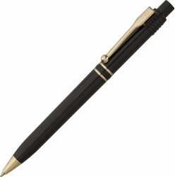 Ручка шариковая Raja Gold, черная