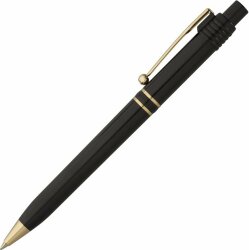 Ручка шариковая Raja Gold, черная