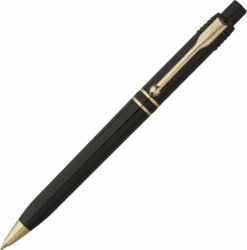Ручка шариковая Raja Gold, черная