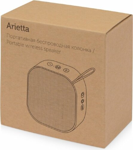 Портативная колонка Arietta, красный