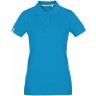 Рубашка поло женская Unit Virma Premium Lady, бирюзовая, размер S