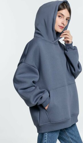 Худи Kulonga Oversize, темно-серое, XS/S