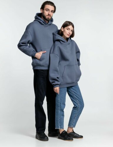Худи Kulonga Oversize, темно-серое, XS/S