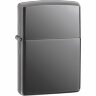 Зажигалка ZIPPO Classic с покрытием Black Ice®, латунь/сталь, чёрная, глянцевая, 38x13x57 мм