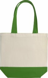 Холщовая сумка Avoska Shopaholic, ярко-зеленая