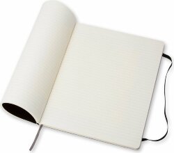 Записная книжка Moleskine Classic Soft (в линейку), ХLarge (19х25 см), черный