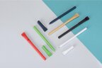 Ручка картонная с колпачком Recycled, белый