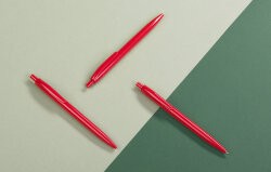 Ручка шариковая CPen Phil из антибактериального пластика, красный