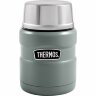 Термос из нержавеющей стали с ложкой THERMOS SK3000-MGR 0.47 л, зеленый