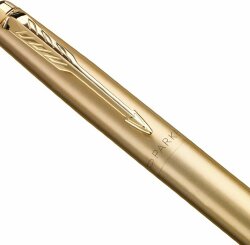 Ручка шариковая Parker Jotter XL Monochrome Gold, золотистая