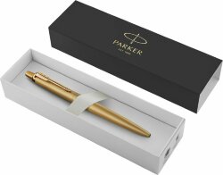 Ручка шариковая Parker Jotter XL Monochrome Gold, золотистая