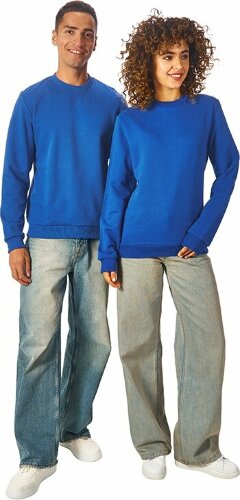 Свитшот US Basic Monaco унисекс, класический синий, размер 2XL (56)