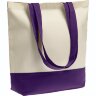 Холщовая сумка Avoska Shopaholic, фиолетовая