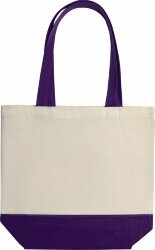 Холщовая сумка Avoska Shopaholic, фиолетовая