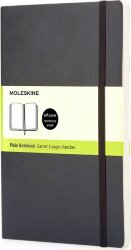 Записная книжка Moleskine Classic Soft (нелинованный), Pocket (9х14 см), черный