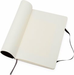 Записная книжка Moleskine Classic Soft (нелинованный), Pocket (9х14 см), черный